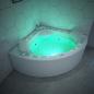 Preview: Eck-Whirlpool-Badewanne, Andros, Beleuchtung 1, Sauna-Wellness-Welt