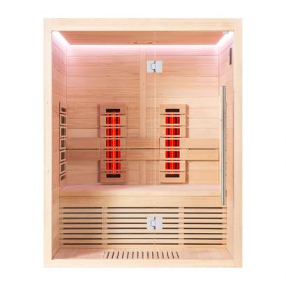 Infrarotsauna Visby 150, ohne Ofen, Sauna-Wellness-Welt
