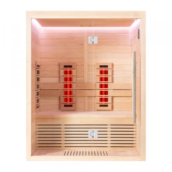Infrarotsauna Visby 150, ohne Ofen, Sauna-Wellness-Welt